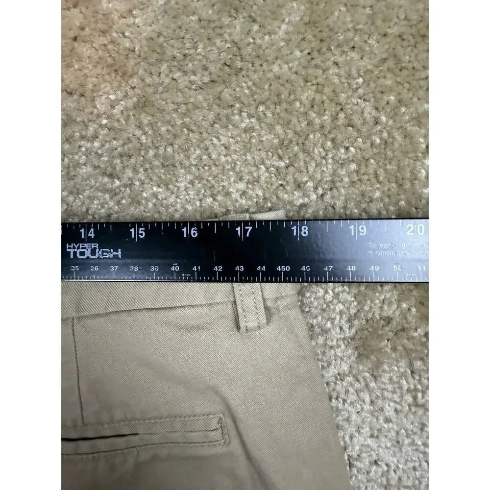 Old Navy Ultimate Slim Chino Shorts Men's 34 Beige Built-In Flex A203